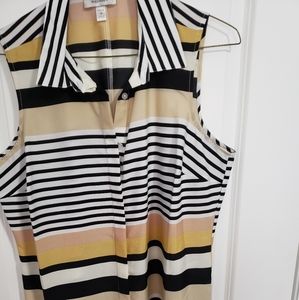 Tunic length sleeveless